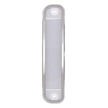 15 Amber LED Side Marker With Stainless Steel Trim For 1973-80 Chevrolet & GMC Truck, Clear Lens