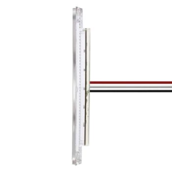 15 Amber LED Side Marker With Stainless Steel Trim For 1973-80 Chevrolet & GMC Truck, Clear Lens 4
