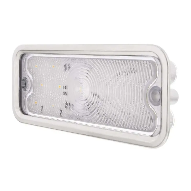 Clear lens LED front parking light for 1973-80 Chevy GMC truck, alternate angle