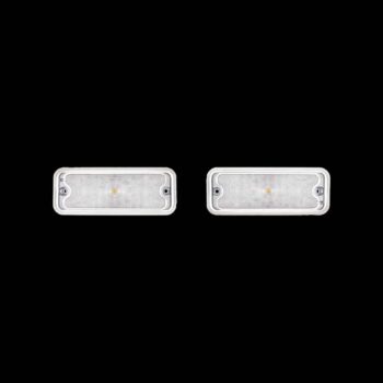17 Amber LED Front Parking Light For 1973-80 Chevy & GMC Truck, LH Clear Lens SET
