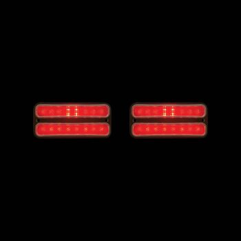 18-LED-Side-Marker-Light-With-Stainless-Steel-Trim-For-1968-72-Chevy-&-GMC-Truck,-Red-Lens-PAIR