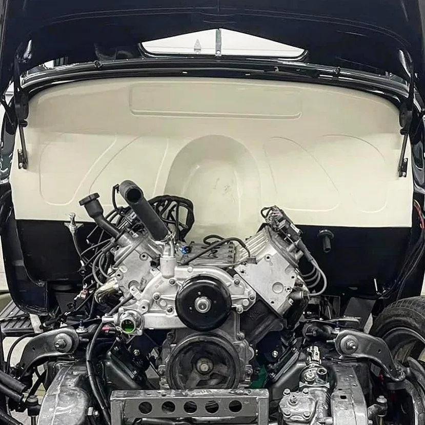 47 54 Bead Rolled Firewall Installed