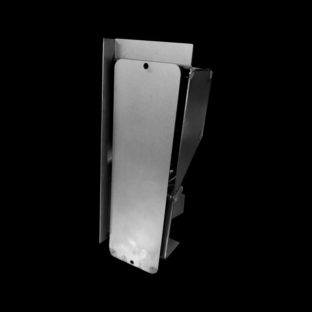 Stainless steel taillight hinge on the 67-72 C10 fuel filler kit