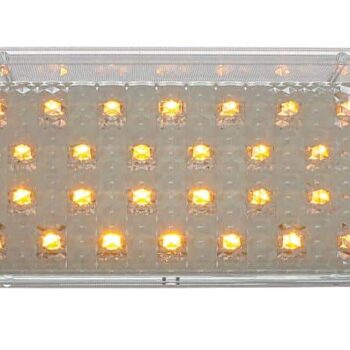34 Amber LED Parking Light For 1971-72 Chevy Truck, Clear Lens