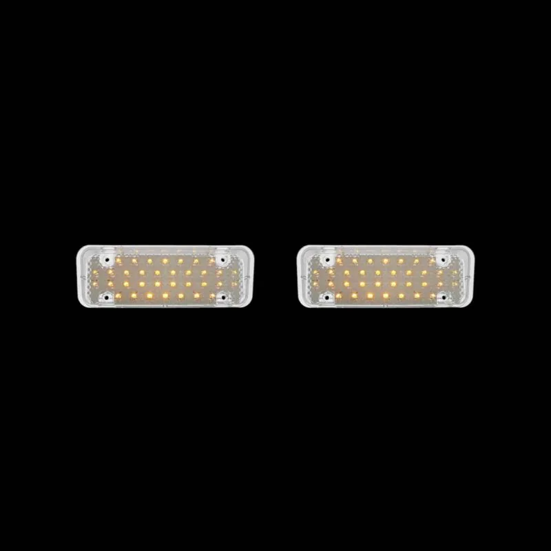 34 Amber LED Parking Light For 1971-72 Chevy Truck, Clear Lens