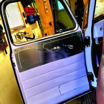 chevy truck bead rolled door panels painted