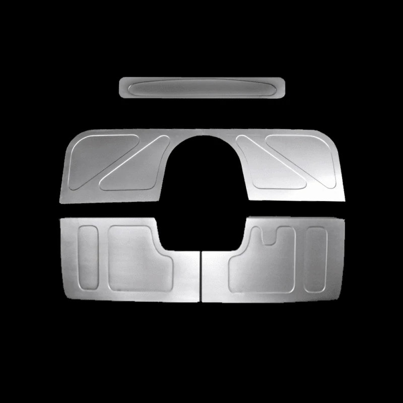 Bead rolled firewall, cowl filler and toe board combo for 47-54 Chevy truck