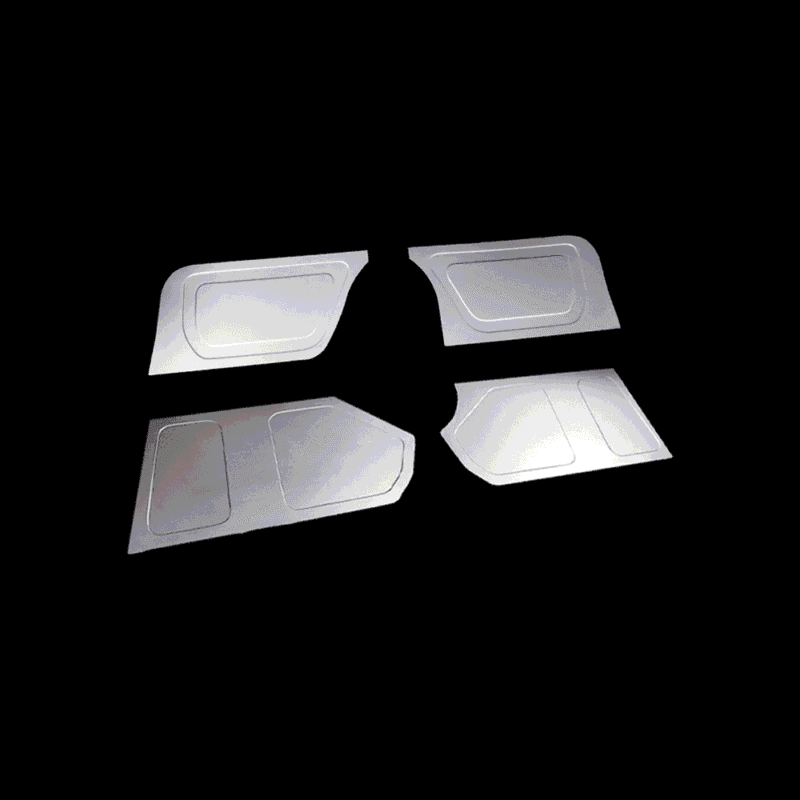1955-1959 Custom GMC Chevy Truck Bead Rolled Panel Combo