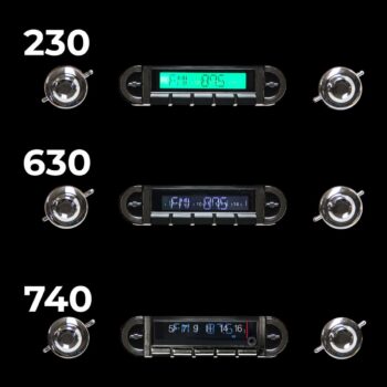 1955-1959 classic vintage truck radio on