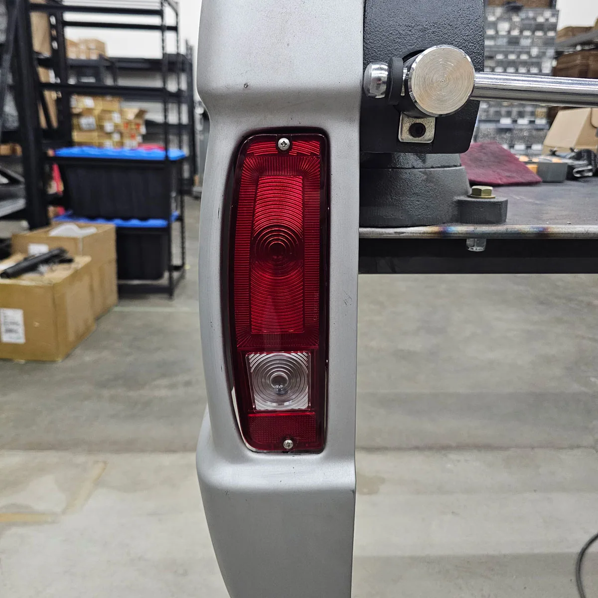 Hidden taillight fuel filler for 1967-1972 Ford truck, alternate angle