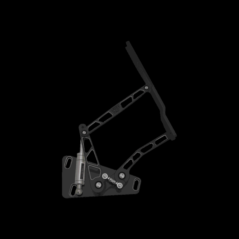 Black diamond finish billet hood hinges for 73-80 GMC Chevy truck