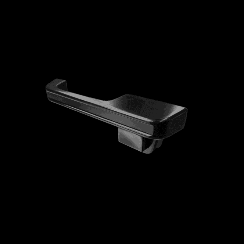 1973-1987 door handle black anodized