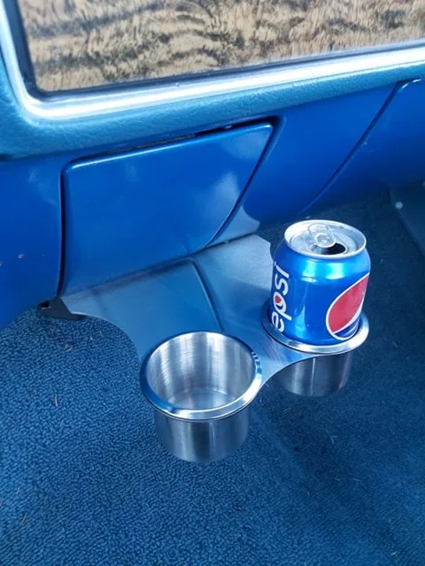 1973-1987 GMC Chevy Truck Cup Holder installed