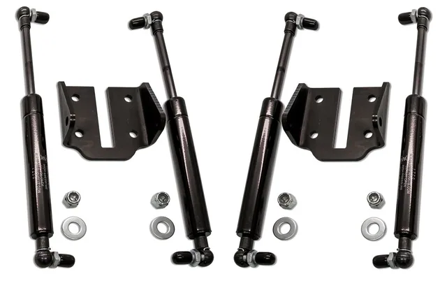 Hood hinge and gas strut assembly for 67-72 Chevy C10 truck