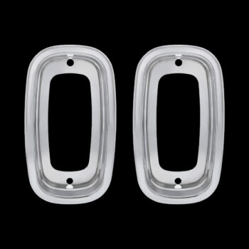 Chrome-Die-Cast-Tail-Light-Bezel-For-1960-66-Chevy-Fleetside-Truck