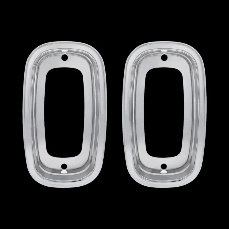 Tail Light Bezels - 1960-1966 Chevy Fleetside Truck