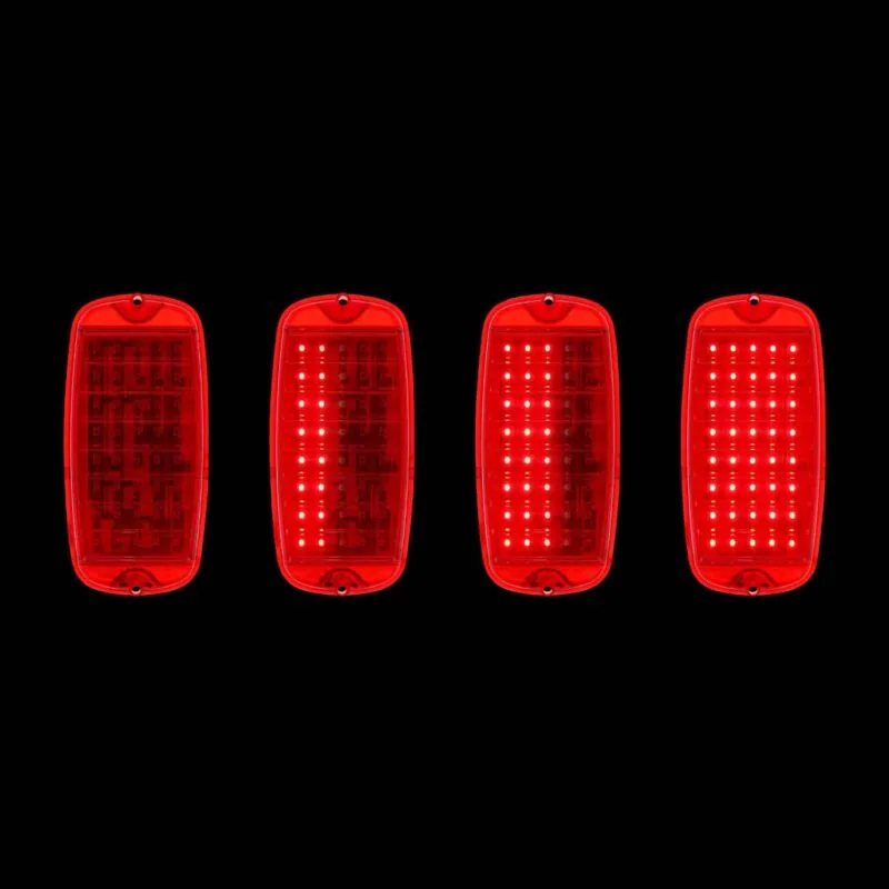 LED sequential tail light function shown in stages, 1960-66 Chevy GMC truck