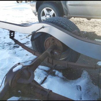 Rear Frame Boxing Plates 47-54 GMC Chevy Truck installed