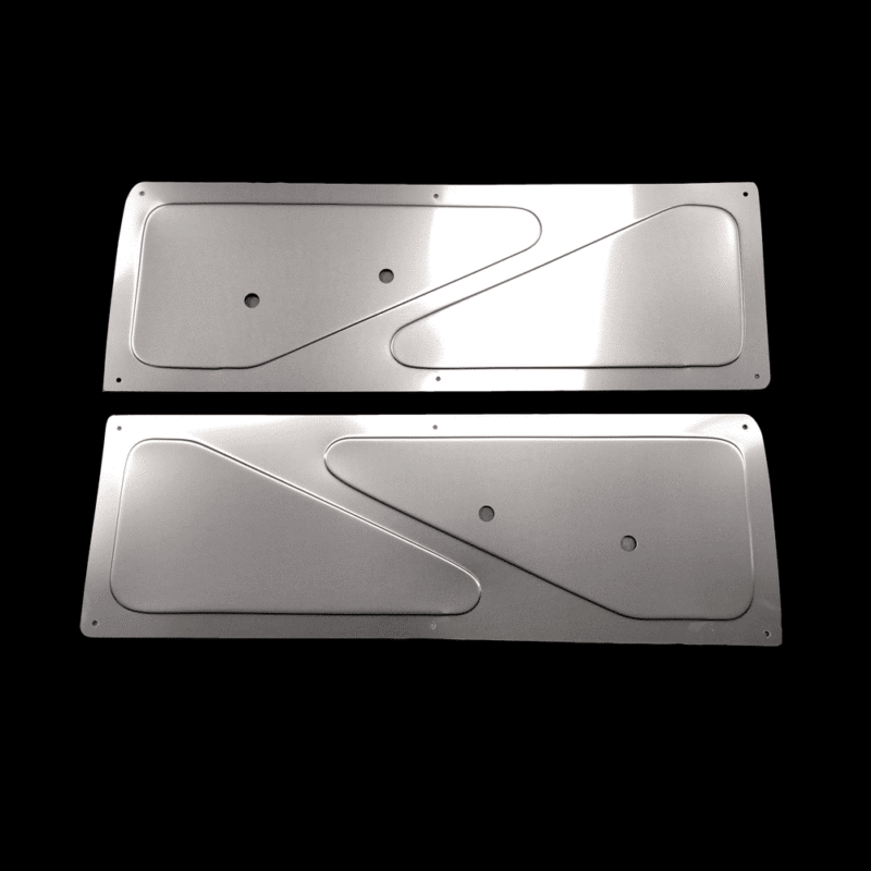 1947-1954 bead rolled aluminum door panels gm truck