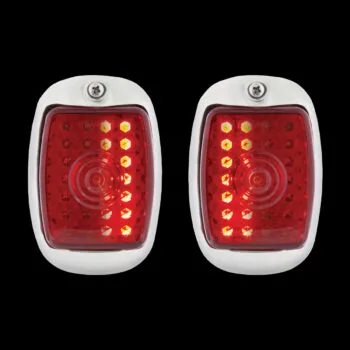 Sequential-Tail-Light-Assembly-With-Black-Housing-For-1940-53-Chevy-&-GMC-Truck