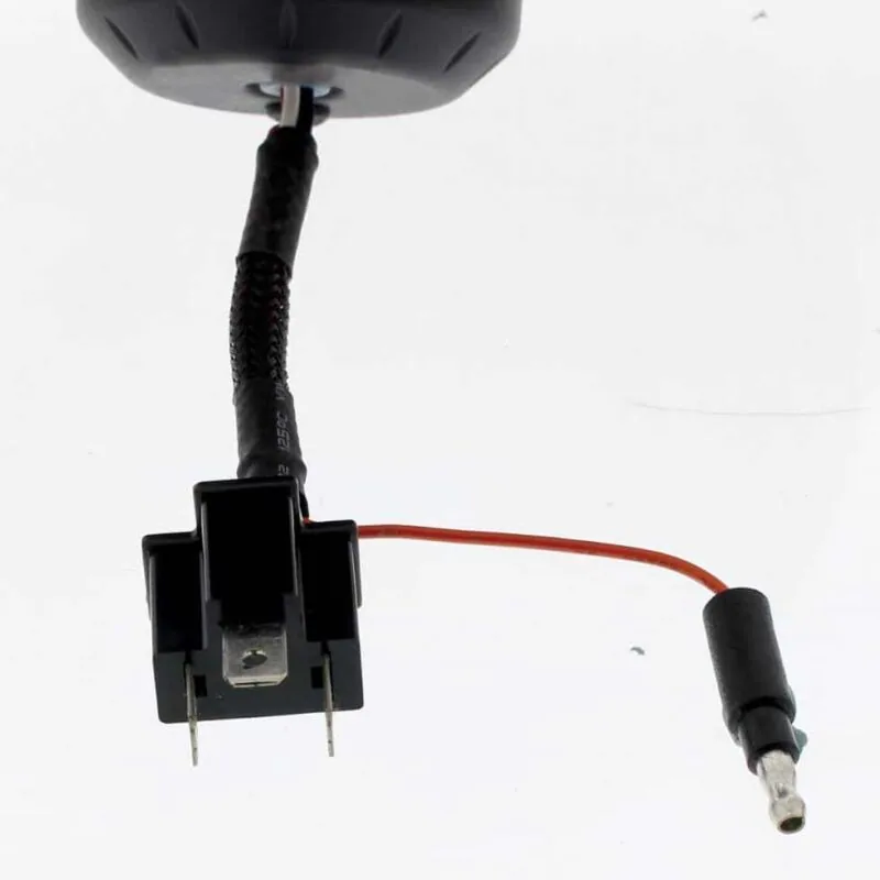 7 inch LED headlight lens and reflector, close-up detail