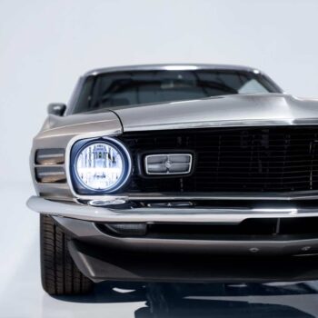 ULTRALIT - High Power LED 7 inch Headlight With Turn Signal & White Position Light Bar 7