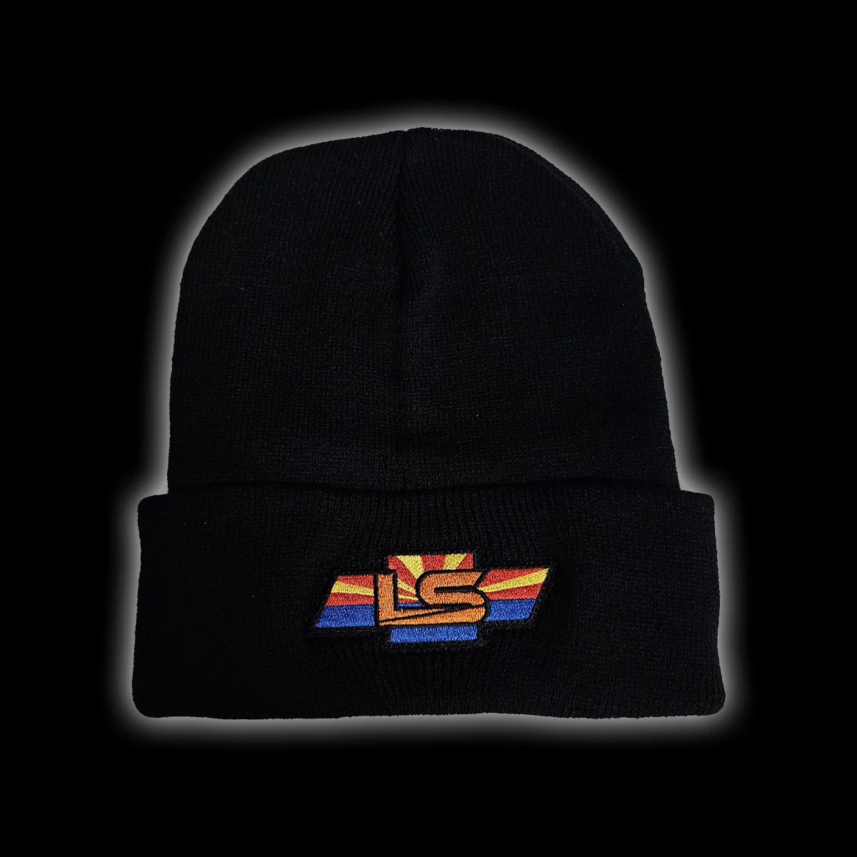 Dino's Ayzee beanie from LS Fabrication, knit toque style