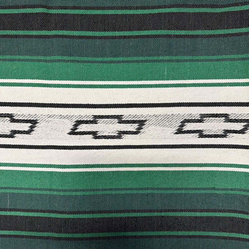 Green siesta blanket for classic Chevy and GMC truck interiors