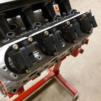 LS Fabrication Coil Pack Brackets Installed