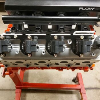 LS Fabrication Coil Pack Brackets Installed