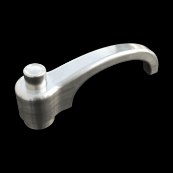 Billet door handles in black anodized finish for classic Chevy GMC trucks