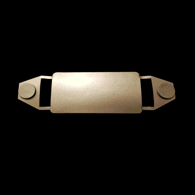 Radio delete filler panel for the dash of a 47-53 GMC Chevy truck