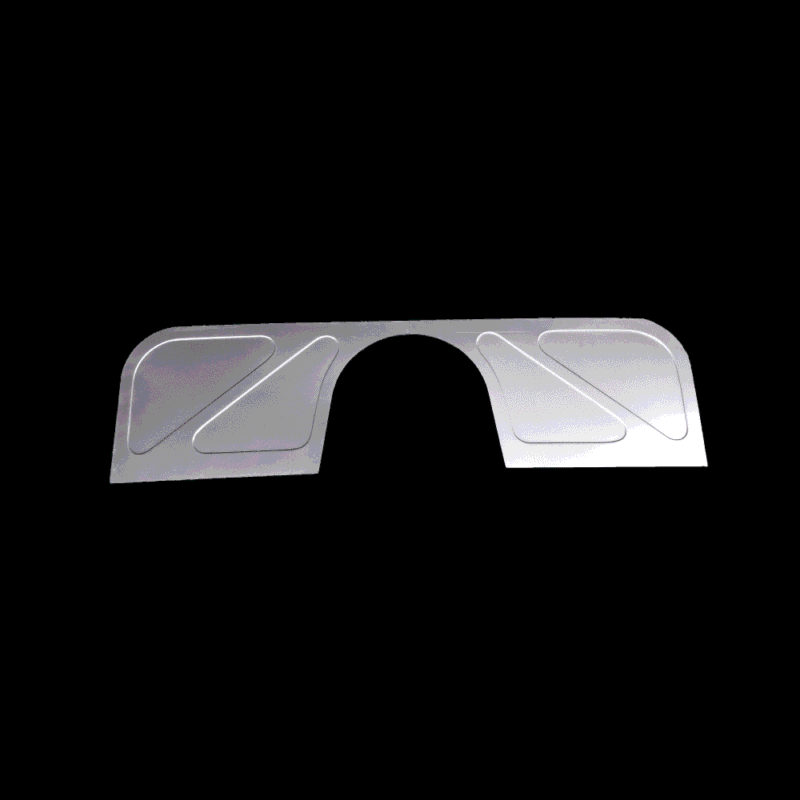 1947-1954 Chevy/GM Truck Bead Rolled Smooth Firewall - Filler Panels