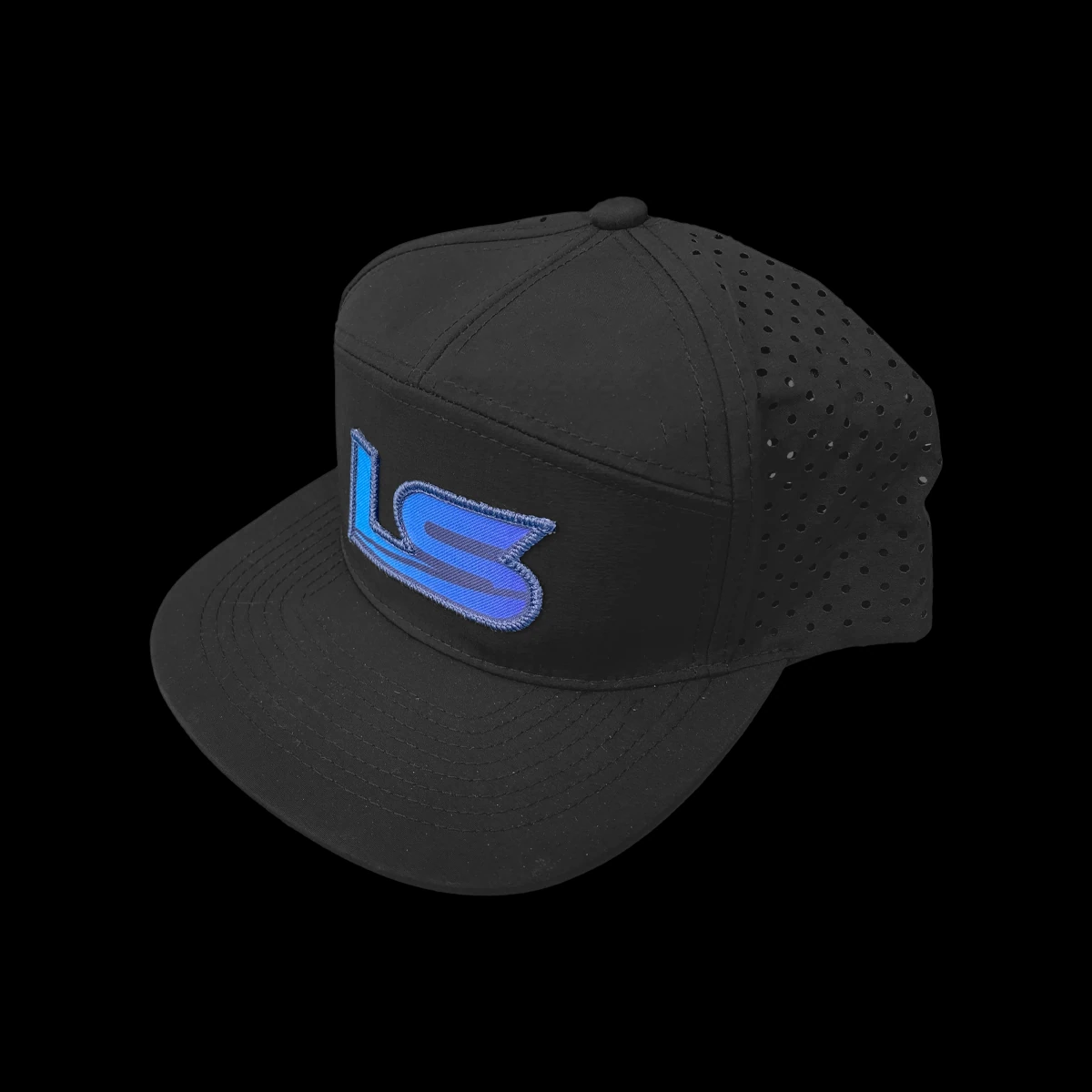 LS Fabrication vintage patch logo hat with snapback closure