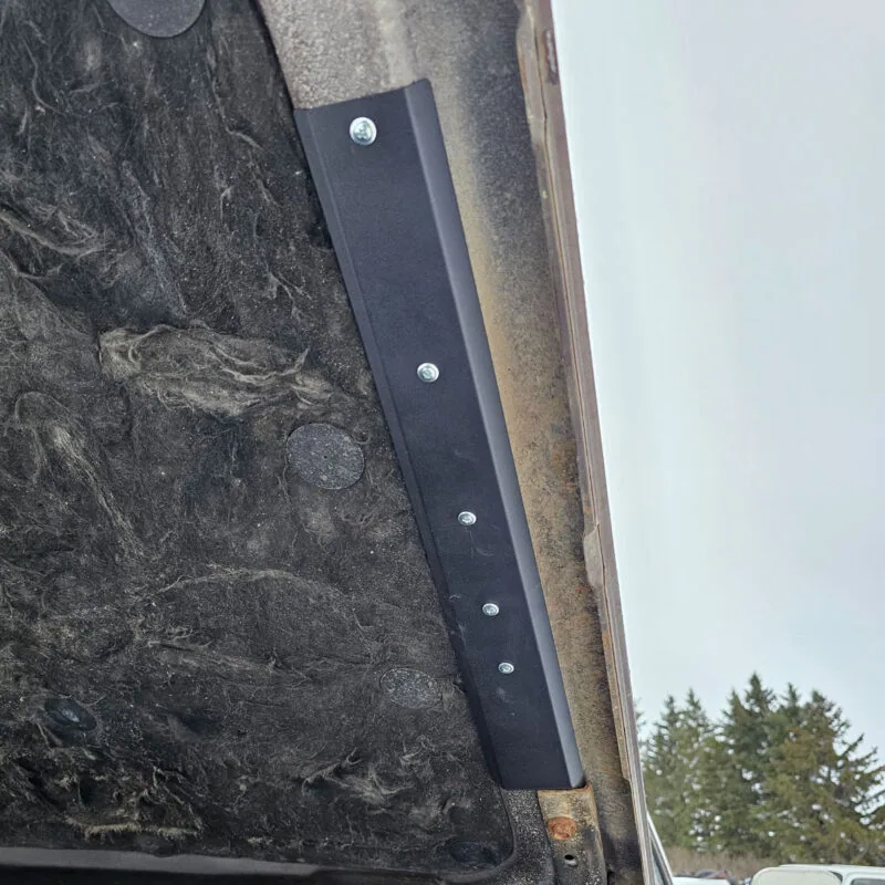 Powder coated hood braces for 73-80 GMC Chevy squarebody truck