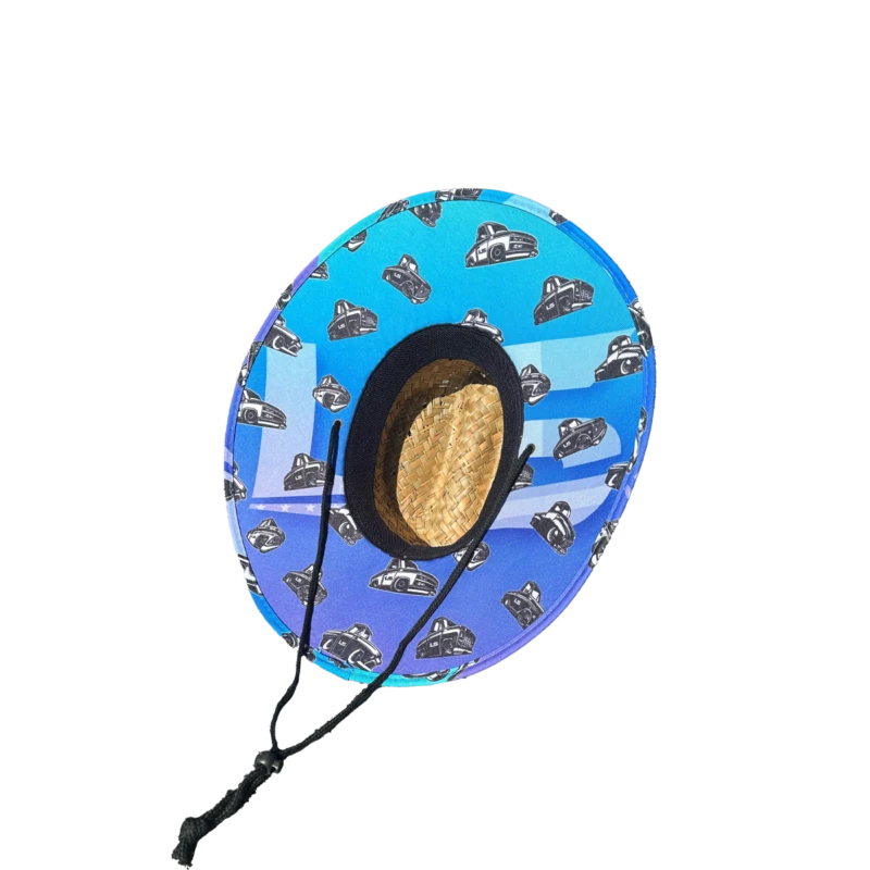 LS Fabrication sun hat, alternate angle