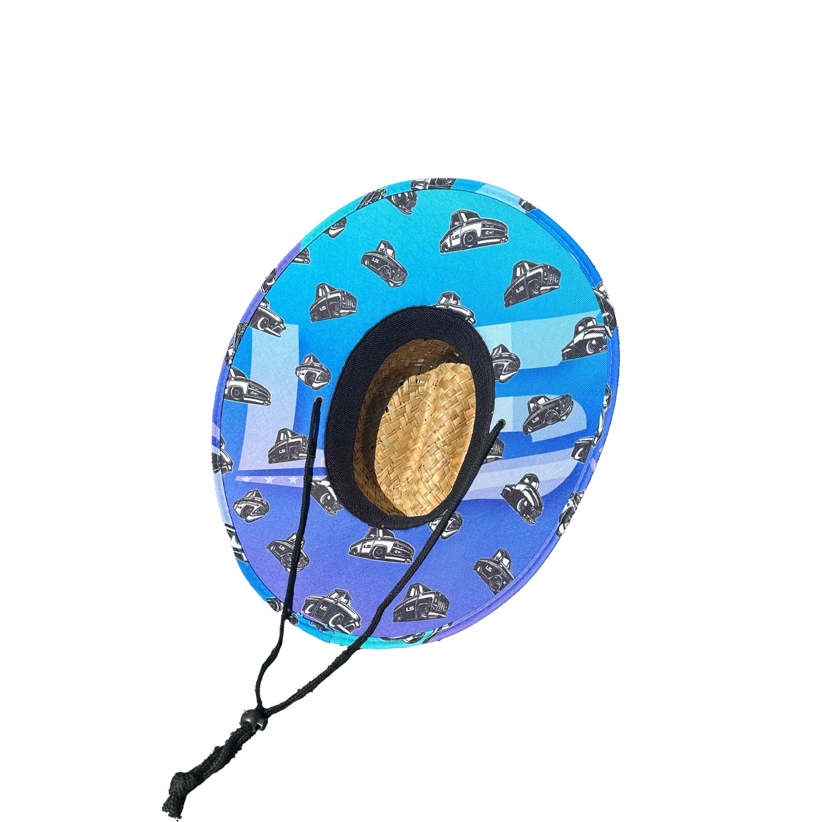 LS Fabrication sun hat, alternate angle