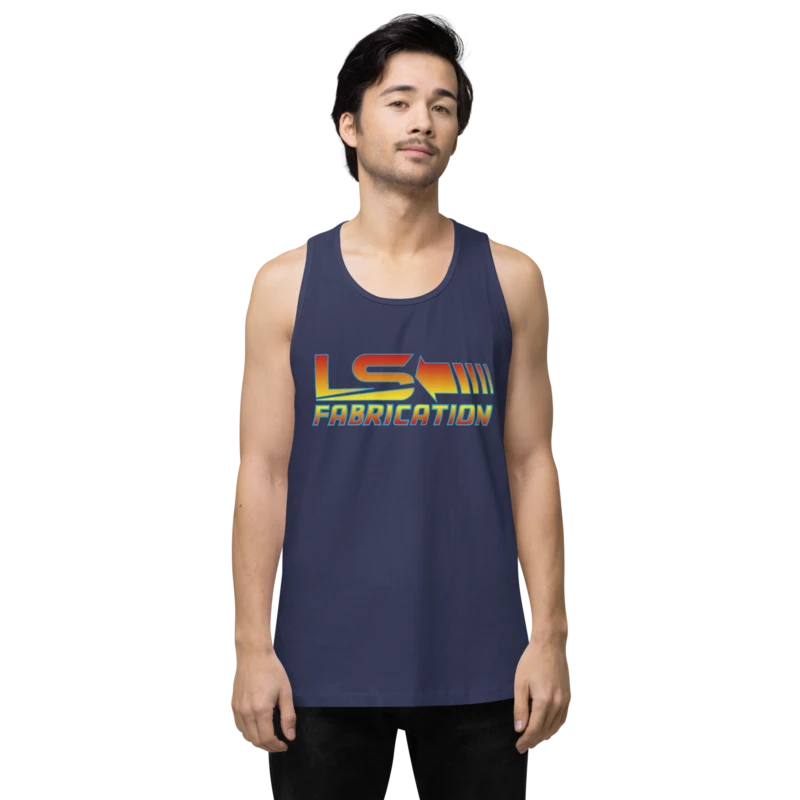 Harbor blue Back 2 The Future sleeveless tank top for truck fans