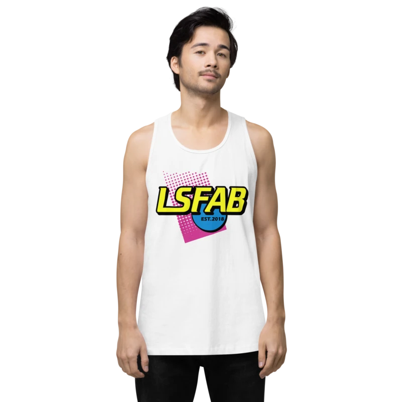 White Nerf'd sleeveless tank top for classic truck owners