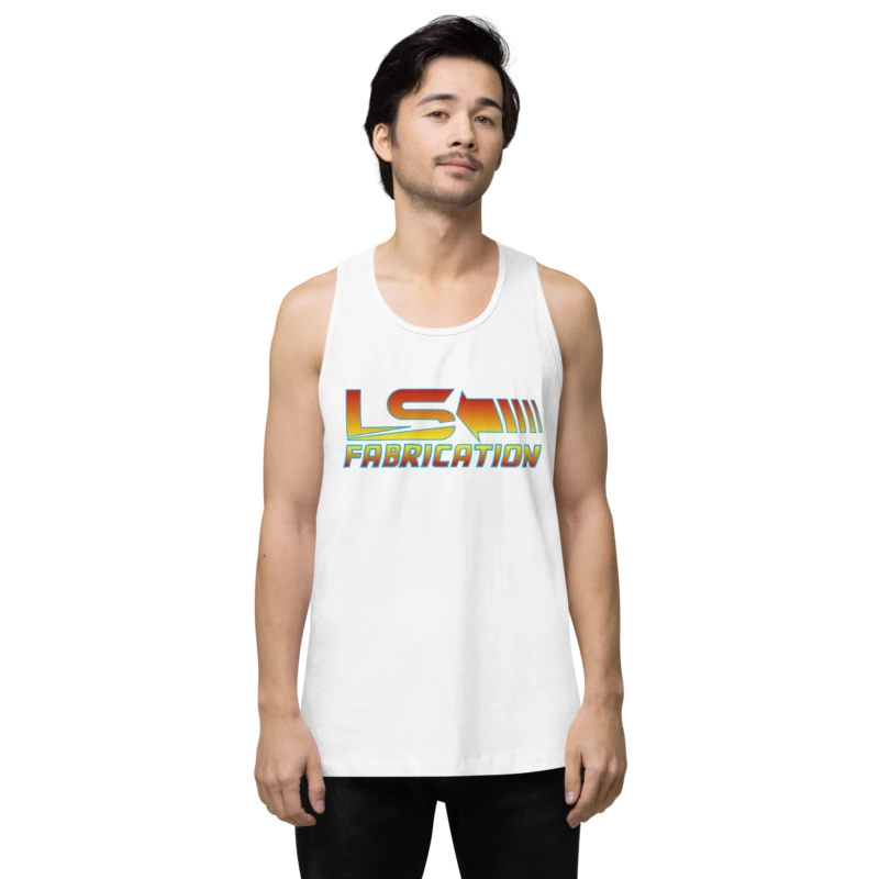 White Back 2 The Future premium tank top for classic truck fans