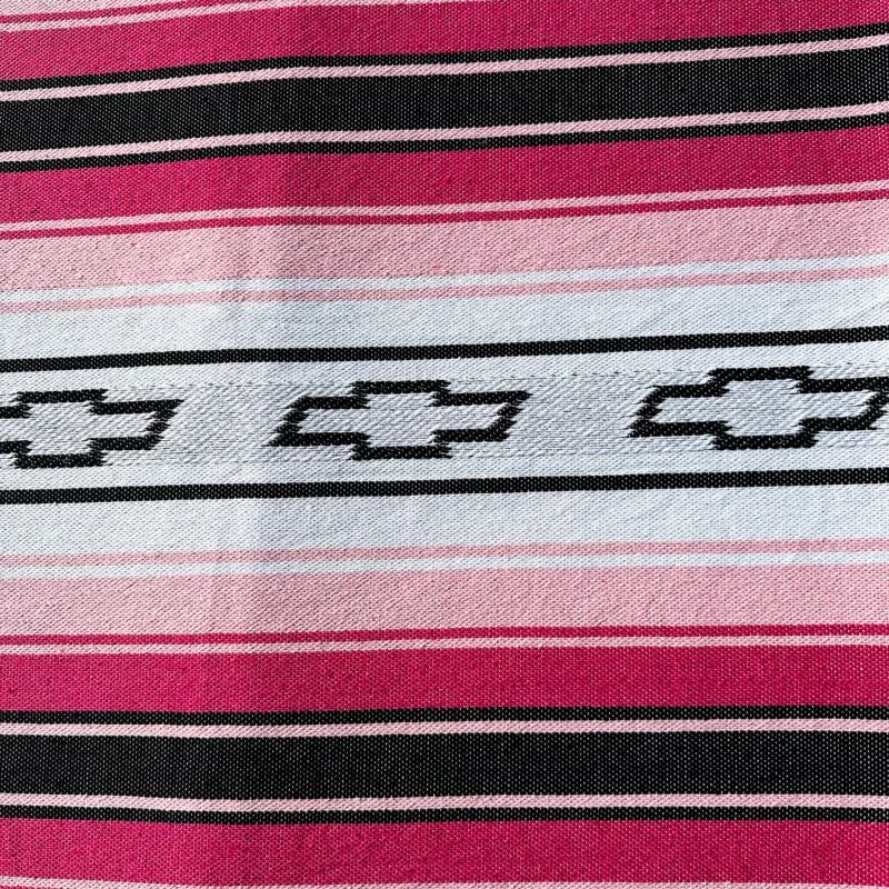 Pink siesta blanket for classic truck seats and interiors