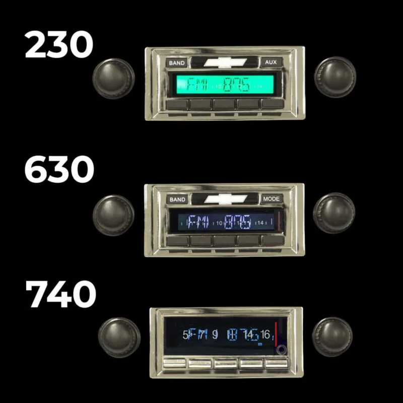 1973-1987 classic vintage truck radio on
