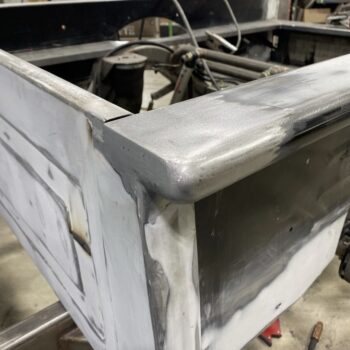 radius bed corners installed 2