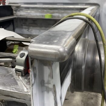 radius bed corners installed