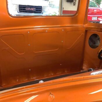 speaker brackets and behind the seat filler panels for advance design