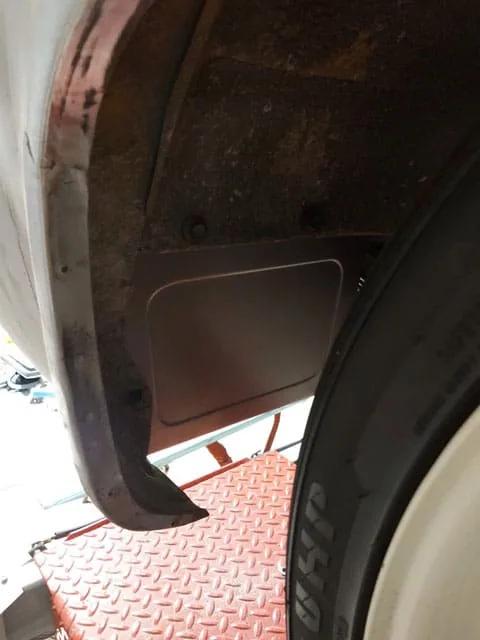 1973-1987 GMC Chevy Squarebody C10 Truck Stone Guards Installed