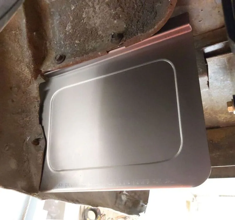 1973-1987 GMC Chevy Squarebody C10 Truck Stone Guards Installed