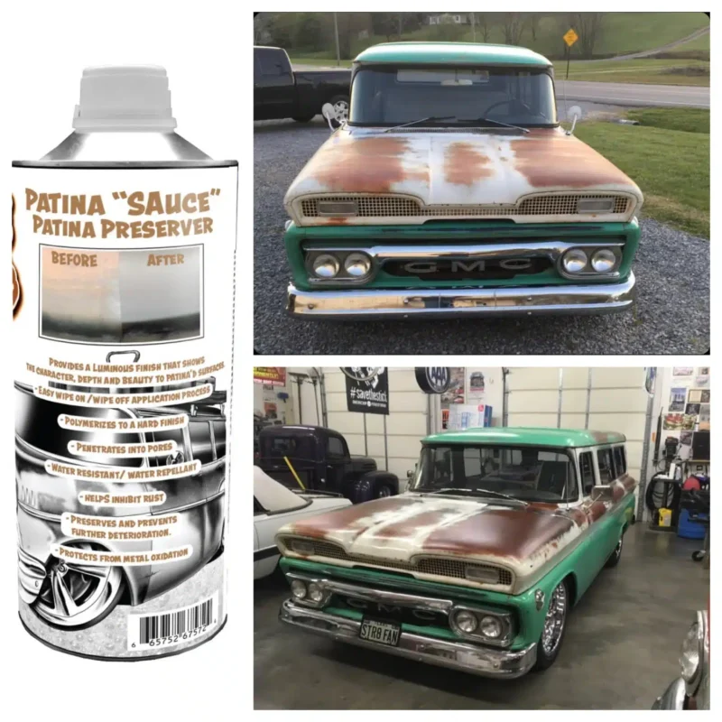 sweet patina sauce before and after