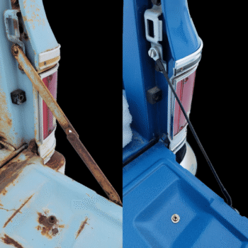 tailgate-cables-for-squarebody-73-87-gmc-chevy-truck-comparison-installed