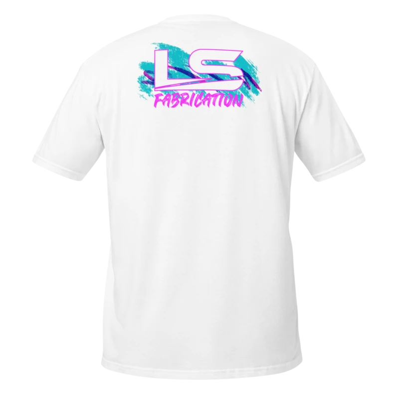 Jazz unisex softstyle tee in white, back print